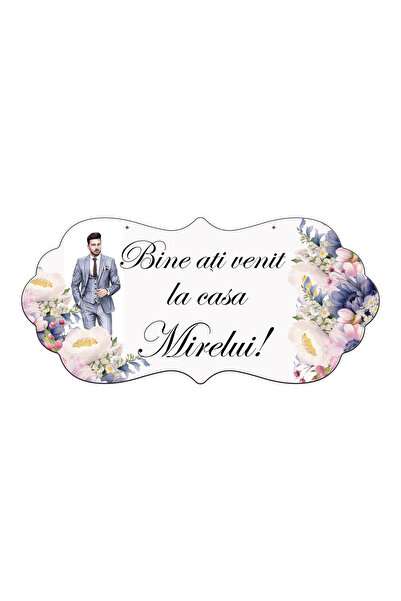 Bello Carino High quality decoration products Plăcuțe " Bine ați venit la Cas...