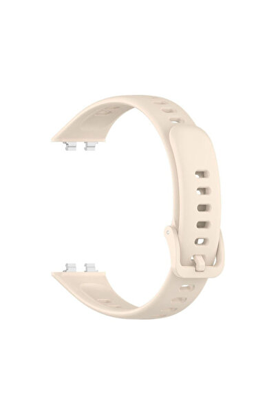 Techsuit Μπεζ λουράκι σιλικόνης Huawei Band 11