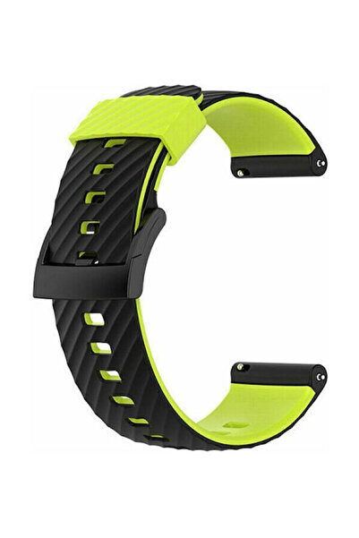 OEM Λουράκι Apple Watch 42 44 45 49mm Sunnto Sport Μαύρο Νέον