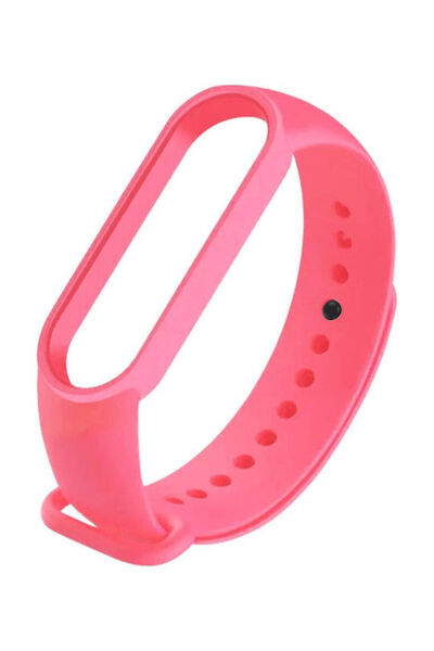 OEM Λουράκι Σιλικόνης Xiaomi Mi Band 5/6, Ροζ Καραμέλας