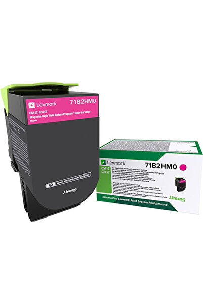 Lexmark 71B2HM0 Γνήσιο Τόνερ Εκτυπωτή Λέιζερ Ματζέντα Πρόγραμμα Επαναγεμίσεων...