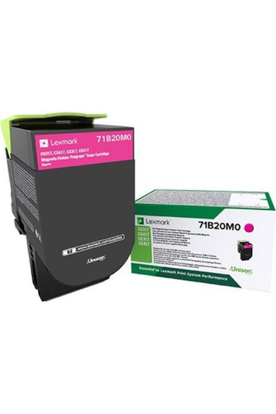 Lexmark 71B20M0 Γνήσιο Τόνερ Εκτυπωτή Λέιζερ Ματζέντα Πρόγραμμα Επαναγεμίσεων...