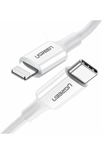 Ugreen US171 Καλώδιο USB-C σε Lightning 36W Λευκό 1.5μ (60748)
