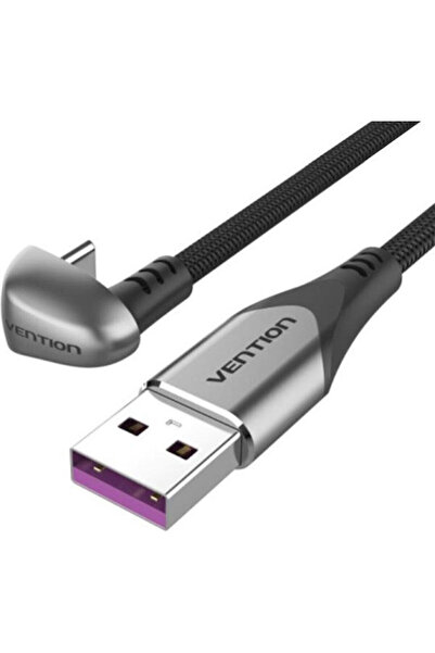 Vention Καλώδιο USB 2.0 USB Type-C Αρσενικό - USB-A 66W Γκρι 1μ