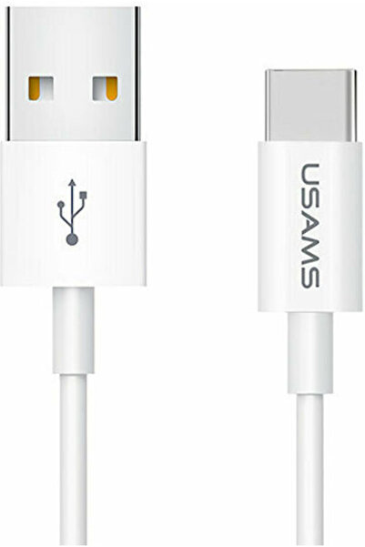 Usams US-SJ285 Καλώδιο USB 2.0 USB-C Αρσενικό - USB-A 10W Λευκό 1μ SJ285USB01