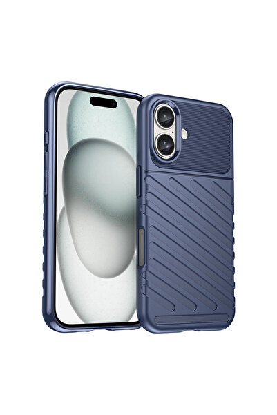 Hurtel Husă de silicon Thunder pentru iPhone 16 Plus: Protecție și confort