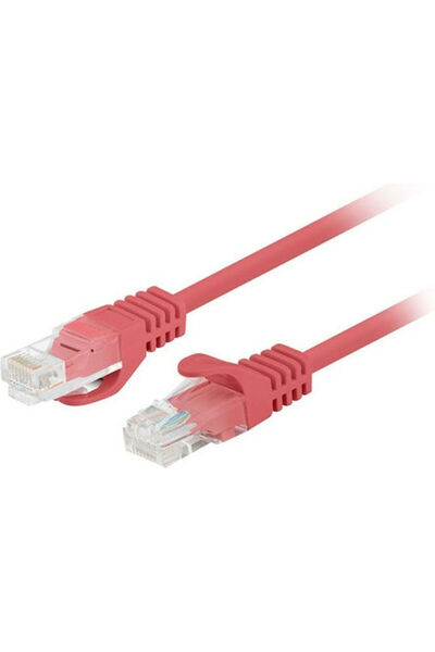 Lanberg Cablu Ethernet U/UTP Cat.6 0.25m Roșu 10 Bucăți Cod: PCF6-20CC-0025-R