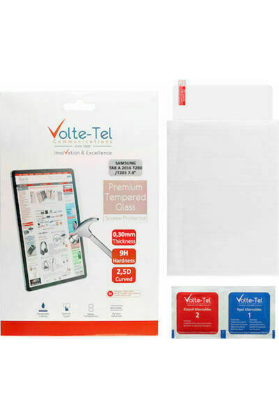 Other Volte-Tel 9H 2.5D 0.3mm Πλήρους Κόλλησης Σκληρυμένο Γυαλί (Galaxy Tab A...