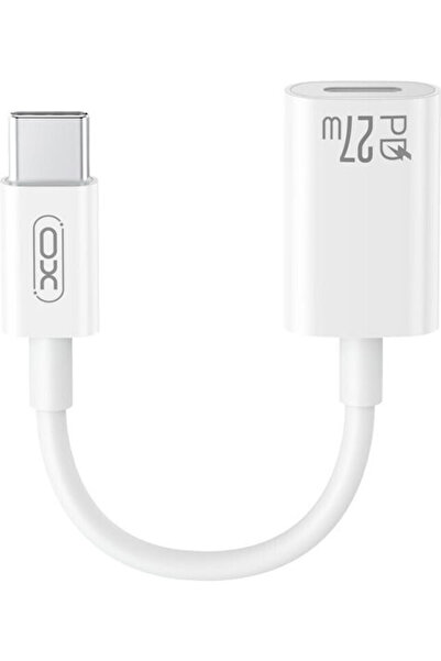 Xo Μετατροπέας USB-C / Lightning αρσενικό σε USB-C / Lightning θηλυκό Λευκό 1...