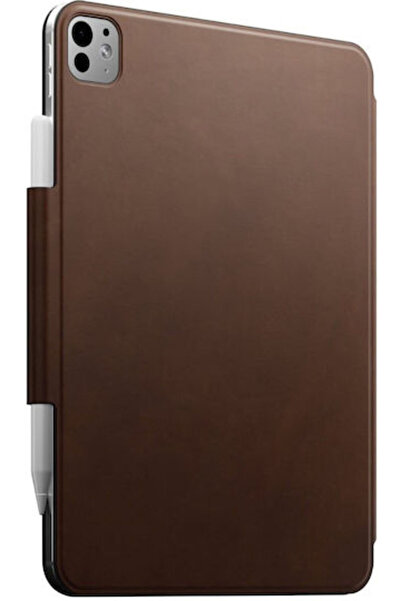 Nomad Δερμάτινη Καφέ Θήκη Folio Flip για Tablet (iPad Pro 11)
