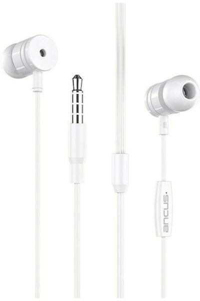 Other Ancus Harmony MD44 Ενδοωτικά Ακουστικά Handsfree με Βύσμα 3.5mm Λευκά