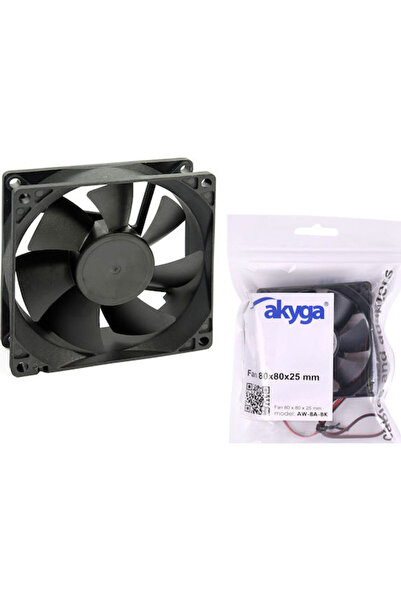 Akyga AW-8A Ανεμιστήρας Κουτιού 80mm 2000rpm 37cfm Χωρίς Φωτισμό LED Και Σύνδ...