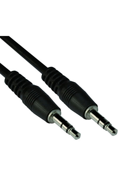 VCOM Καλώδιο ήχου 3.5mm, αρσενικό 3.5mm - αρσενικό 3.5mm, μαύρο, 10μ, με επιχ...