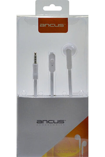 Other Ancus Zeno Mono Ακουστικό Μονό Handsfree με Βύσμα 3.5mm Λευκό