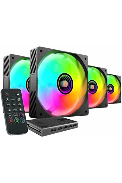 Other Mars Gaming MFSI4KIT Ανεμιστήρας Κουτιού 120mm με Φωτισμό RGB 1 τεμάχιο