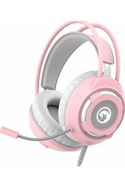 MARVO HG8936 Ακουστικά Gaming Υπεραυτικά με Σύνδεση 2x3.5mm / USB Ροζ