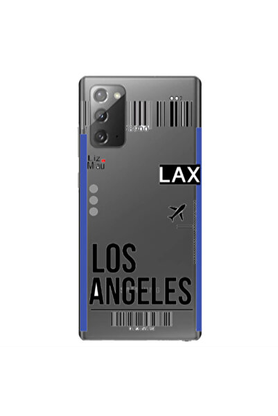 Other Samsung Note 20 Los angeles Transparent Silicone TPU Θήκη