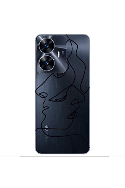 Other Realme Note 50 intertwined Transparent Silicone TPU Θήκη
