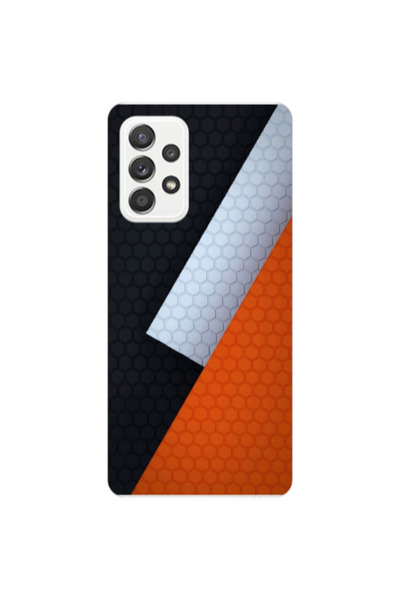 Other Samsung A23 Coated hexagon Transparent Silicone TPU Θήκη
