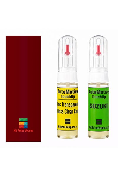 YLKRS AUTOMOTIVE Kit retus vopsea touch-up Suzuki Reno SUZ73L (Bright Red), S...