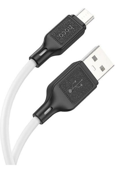hoco. Hoco 1μ Κανονικό Καλώδιο USB 2.0 σε micro USB Λευκό