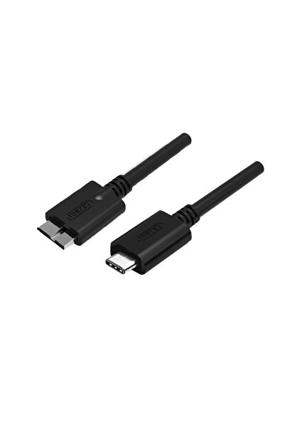 Unitek Y-C475BK Cablu de date USB-C tată la Micro-B 3.0, 1 m, Negru