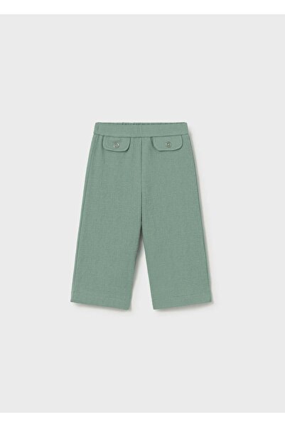 MAYORAL Baby Girl Wide Leg Pants Green
