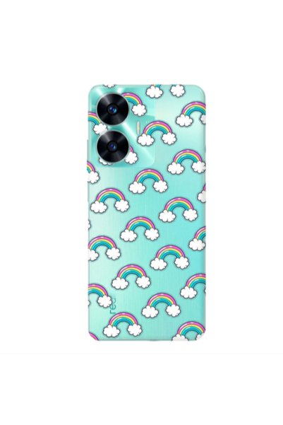 Other Realme C55 Cute rainbows Transparent Silicone TPU Θήκη
