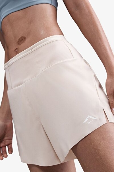 Nike Dri-Fit Brief-Lined Trail Running Short Fermuar Cepli Reflektörlü Slip A...