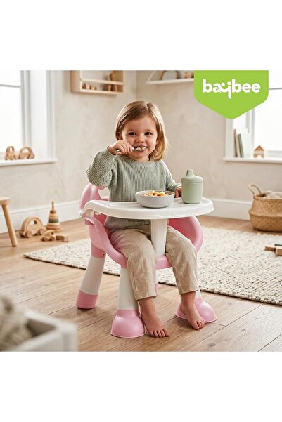 BAYBEE مقعد داعم للأطفال مع صينية طعام، مقعد محمول لتغذية وتناول طعام الأطفال...