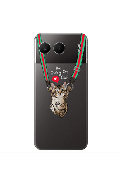 Other Oneplus Nord 4 Swinging cat Transparent Silicone TPU Θήκη