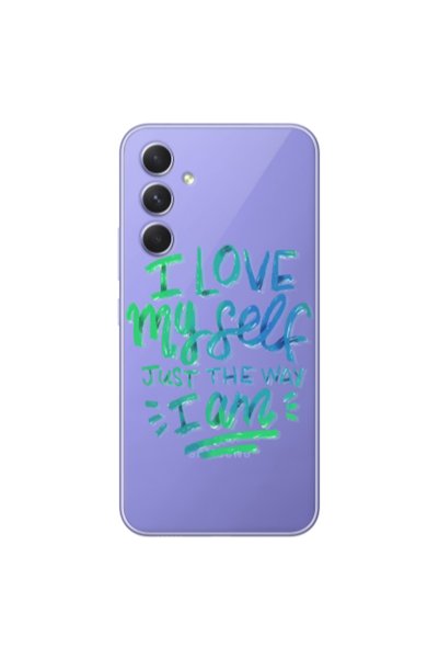 Other Samsung A26 I Love My self Transparent Silicone TPU Θήκη