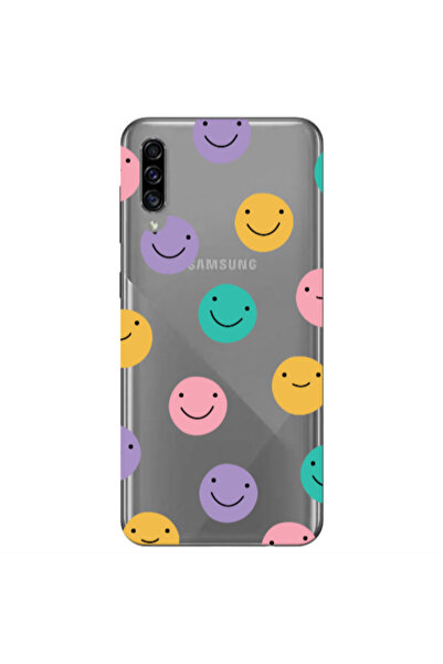 Other Samsung A30S Colorful smiles Transparent Silicone TPU Θήκη