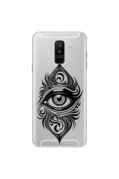 Other Samsung A6 Plus Eye patterned drawing Transparent Silicone TPU Θήκη