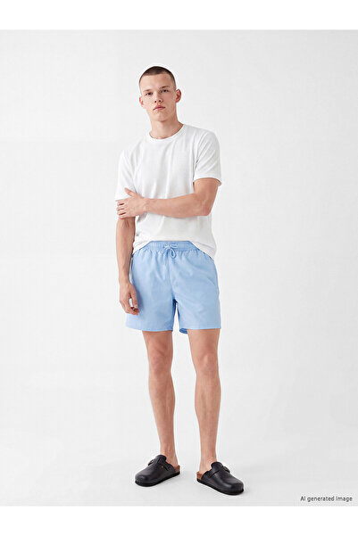 LC Waikiki Nevavm Shortest Length Men's Swim Shorts with Difference in Length