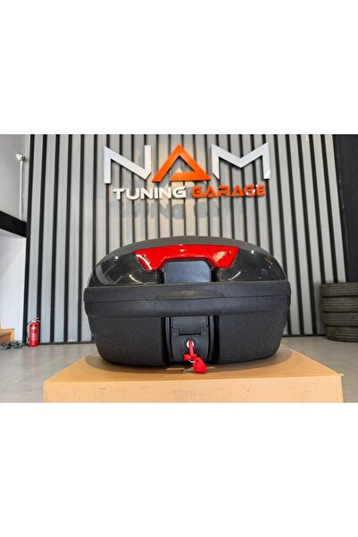 NamTuning Motosiklet Arka Çanta 46 litre Motorsiklet Kurye Çantası Siyah Renk