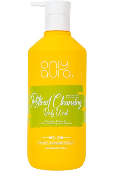 ONLY OnlyAura Retinol & Raspberry Cleansing Body Wash (400ml) – Renewing & De...
