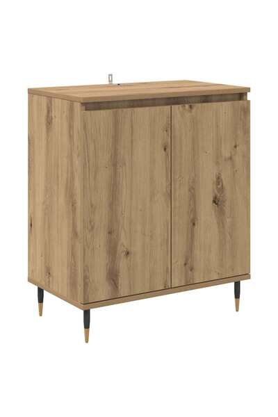 vidaxl Bufet Stejar Artizanal 60 x 35 x 70 cm Lemn compozit
