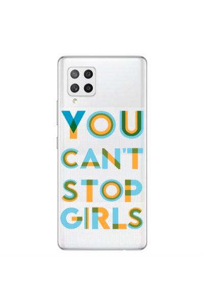 Other Samsung A42 5G You Cant Stop Girls Transparent Silicone TPU Θήκη