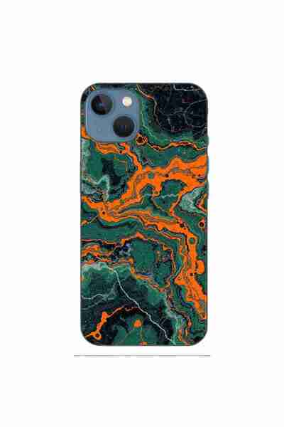 OEM Husa compatibila cu Apple iPhone 13 Silicon Gel Tpu Model Soft Jade Marble