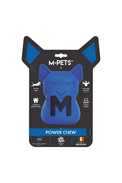 M-PETS Power Chew Rubber Dog Treat Toy Lapis (XXL)