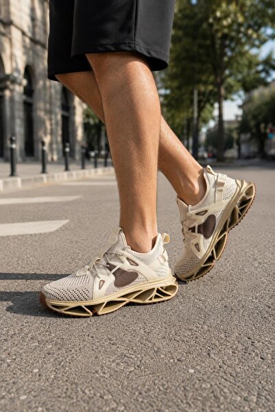 MODAONN Nefes Alabilen Triko Dokusu ve Modern Tasarımıyla Erkek Sneaker