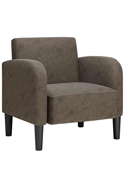 vidaxl Sofa chair with armrests Dark gray 54 cm artificial Leather