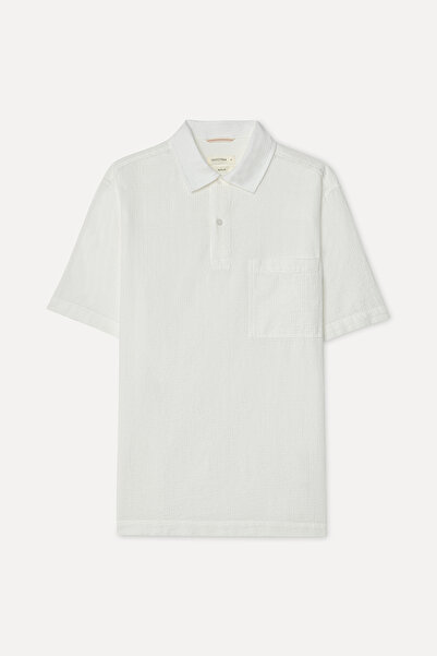 Mudo Men's Off-White Regular Fit Short Sleeve Shirt
