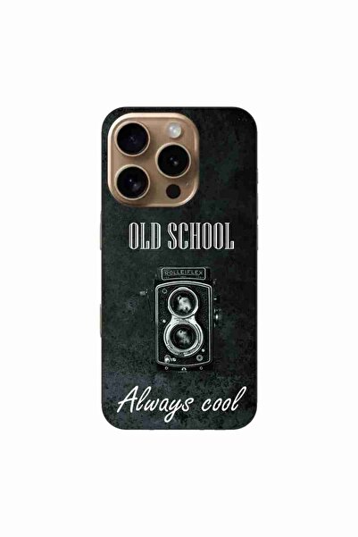 OEM Husa compatibila cu Apple iPhone 16 Pro Silicon Gel Tpu Model Retro Camera