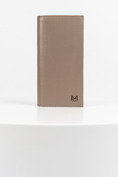 BAYDERİ Junias Genuine Leather Phone Case Magnetic Wallet Mink