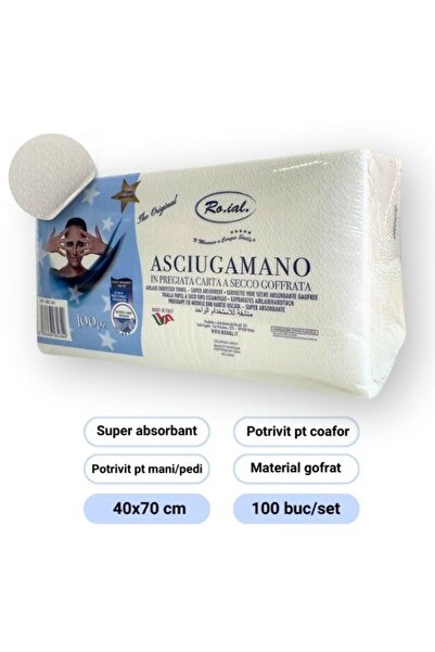 OEM Cosmetic towels Ro.iaL, 40x70cm, Set 100 pcs