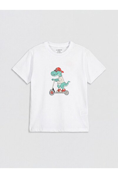 LC Waikiki Crew Neck Printed Boy's T-Shirt