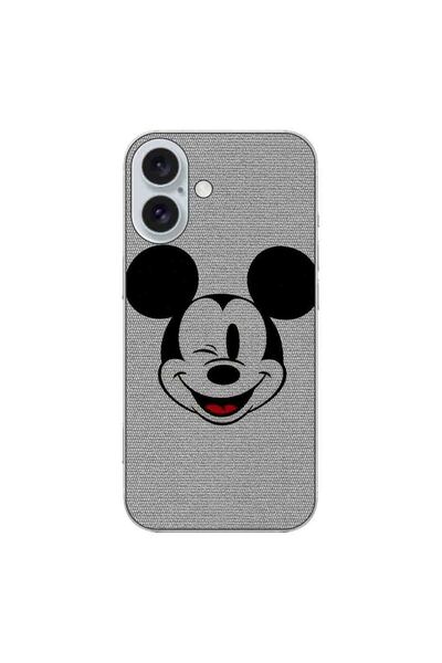 OEM Husa compatibila cu Apple iPhone 16 Silicon Gel Tpu Model Mickey