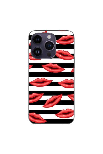 OEM Θήκη συμβατή με Apple iPhone 15 Pro από σιλικόνη gel TPU με σχέδιο ριγέ φ...